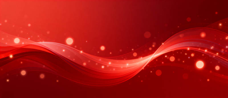 红色波浪光效背景图片