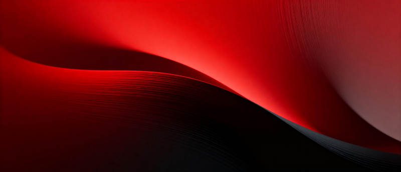 红色波浪光影图片