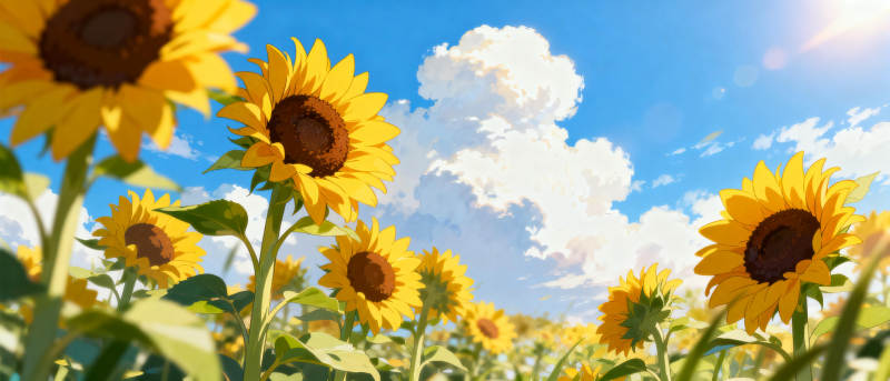 向日葵花海图片