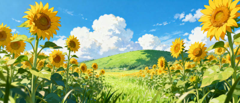 向日葵花海图片