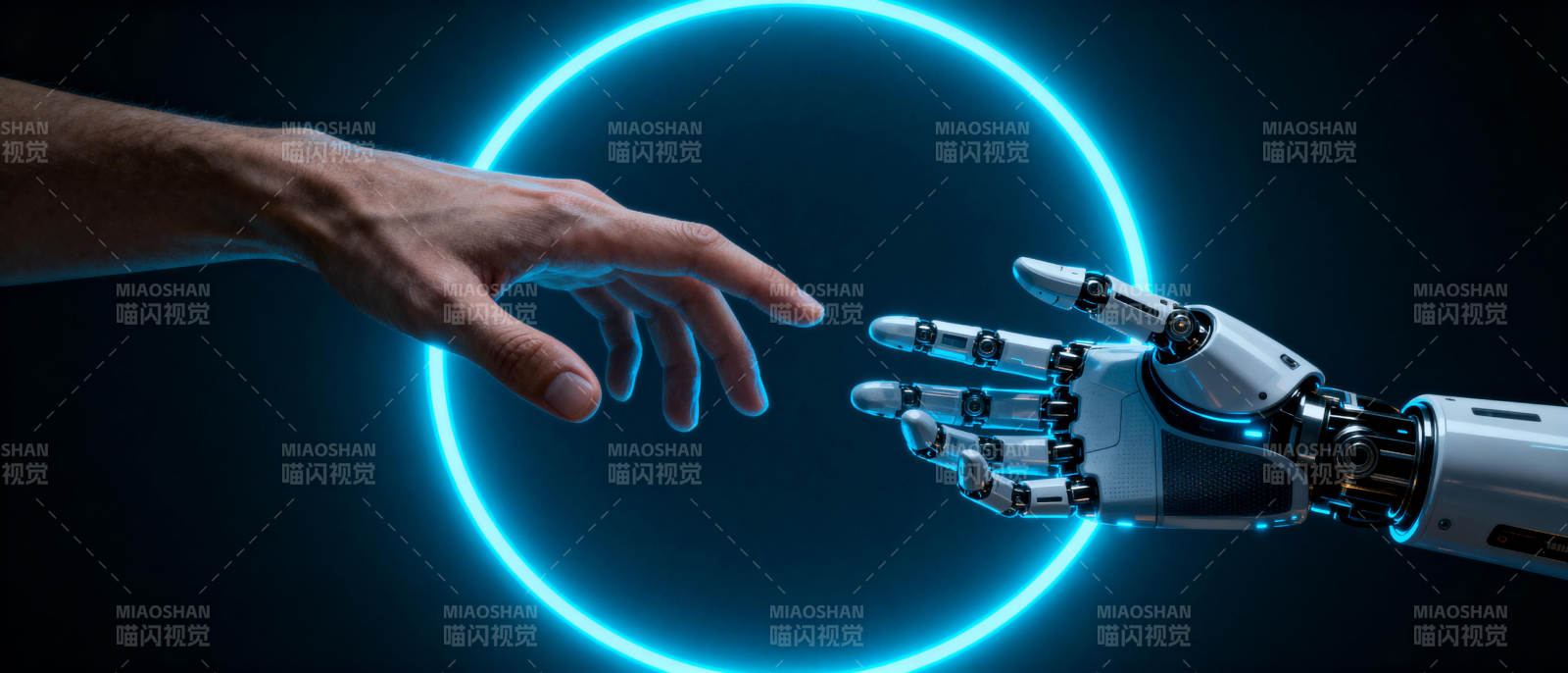 人机触碰未来图片