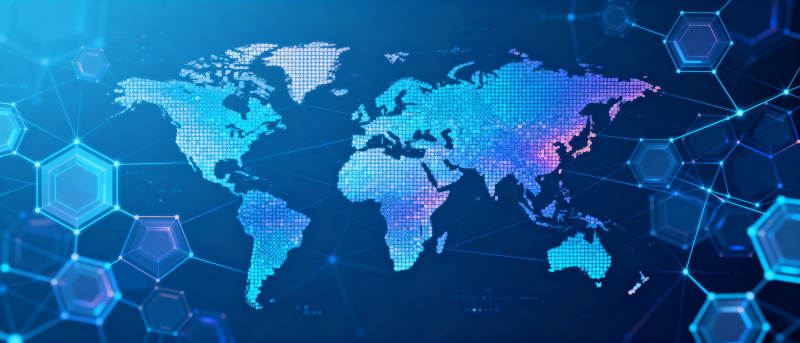 全球网络连接图图片