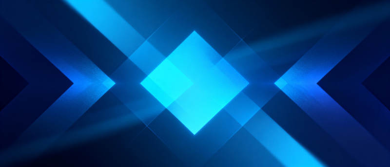 蓝色几何光影图片