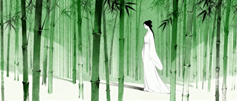 竹林深处觅幽人图片