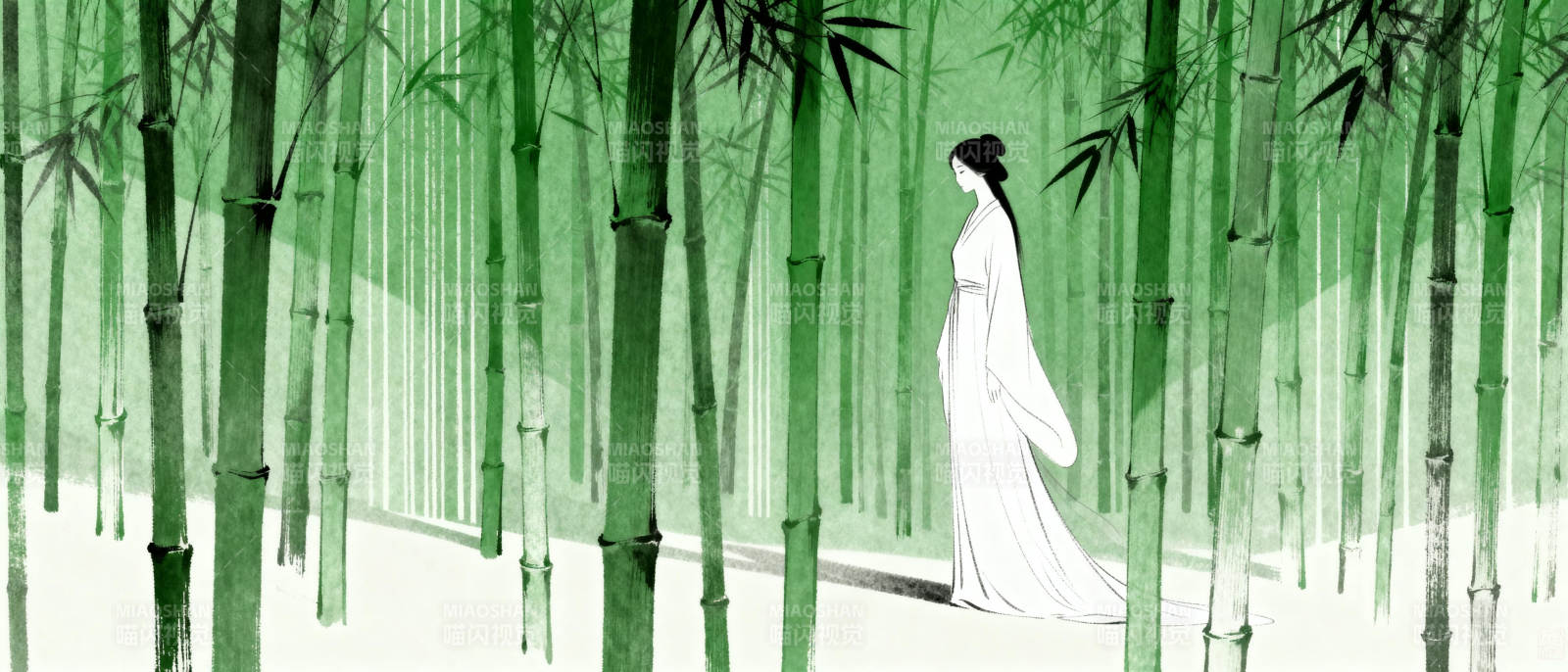 竹林深处觅幽人图片