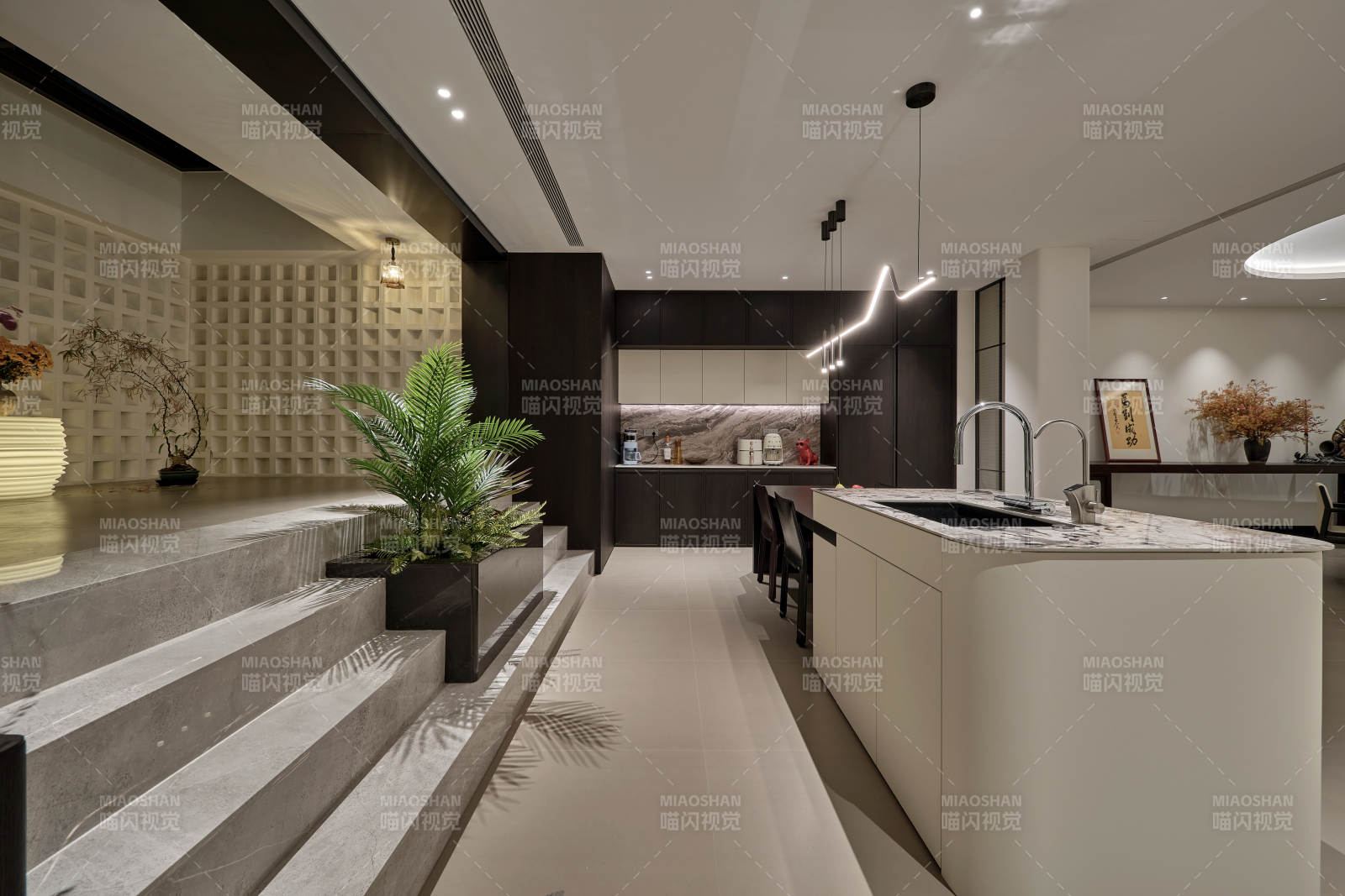 现代简约厨房设计图片