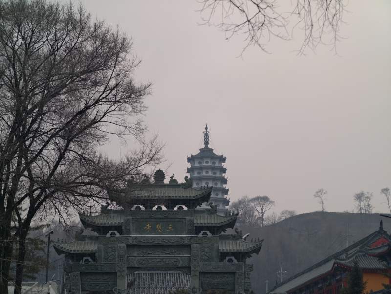 三慧寺冬景图片