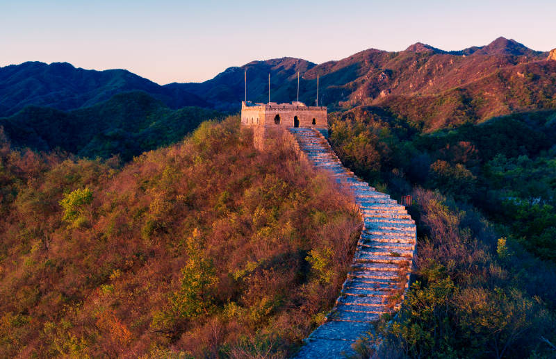 长城秋色壮丽图片