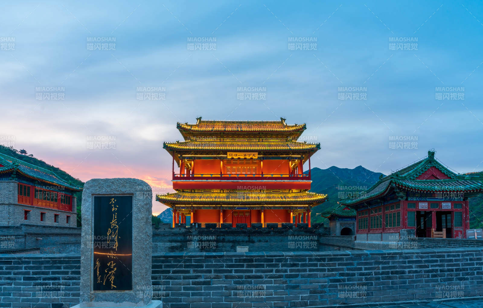 景福宫夜景图片