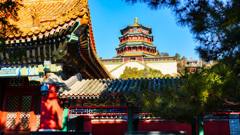 颐和园佛香阁图片