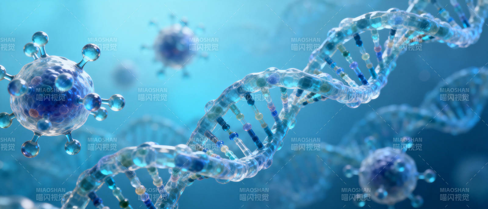 DNA与病毒结构图片