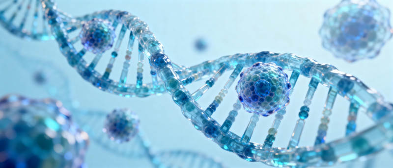 DNA双螺旋结构图片