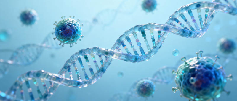 DNA与病毒共舞图片