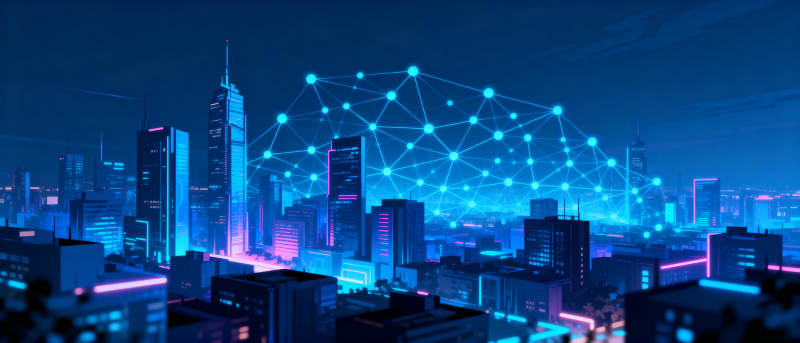 未来都市网络图片