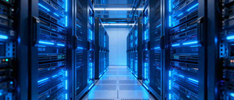 数据中心走廊图片