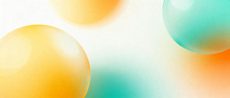 色彩斑斓的球体图片