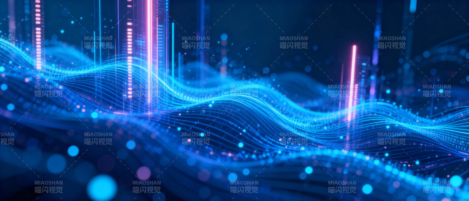 未来科技波澜图片