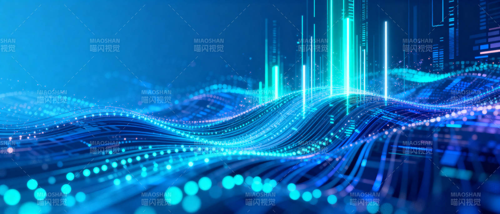 数字波浪未来科技图片