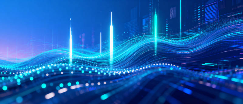 未来科技波澜图片