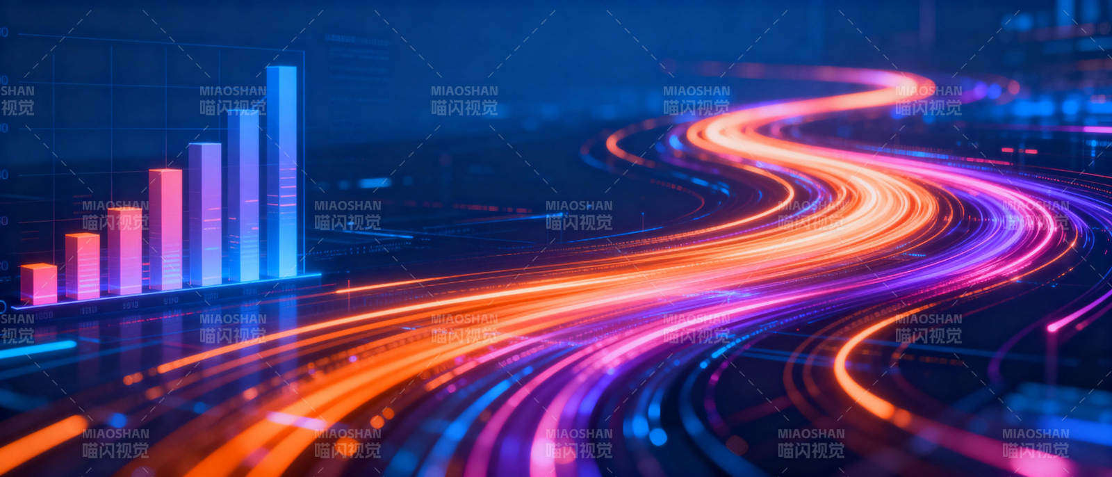 数据流光速增长图片