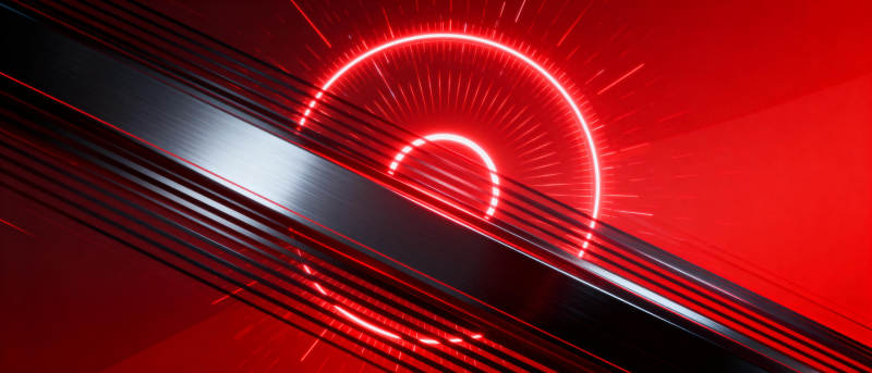 红光科技感背景图片