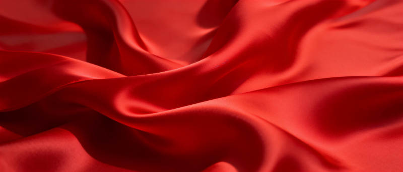 红色丝绸纹理图片