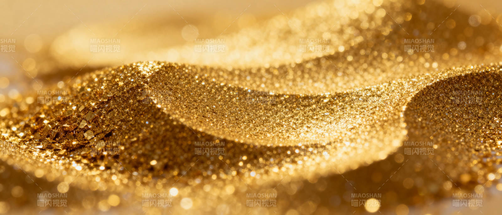 金色波浪闪耀图片