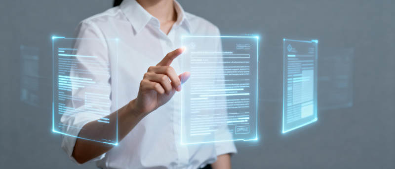 未来科技触控界面图片