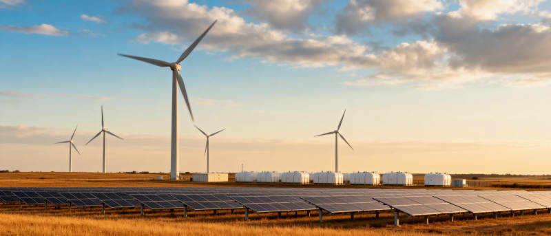 风光互补发电站图片