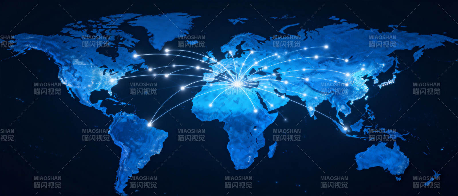 全球网络连接图图片