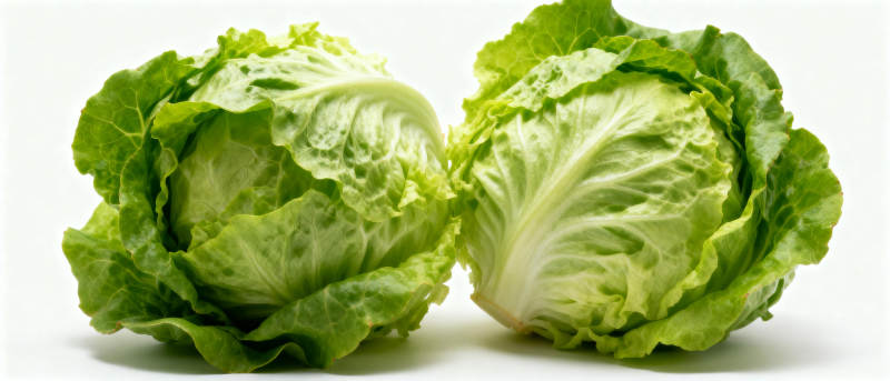 新鲜生菜特写图片