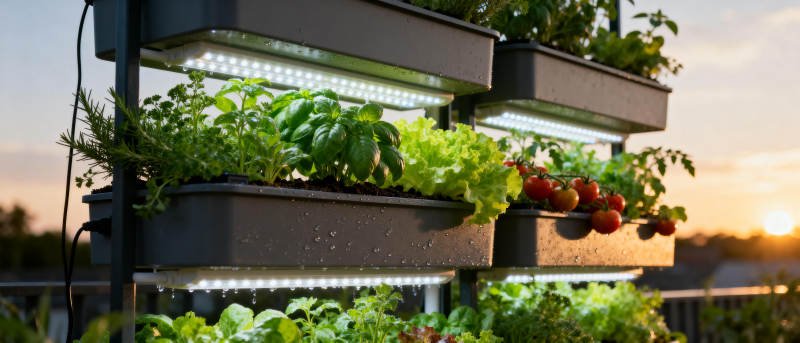 阳台智能菜园图片