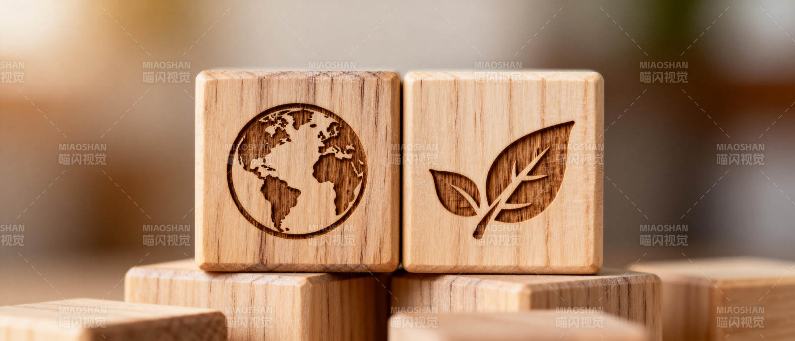 环保木块拼图图片