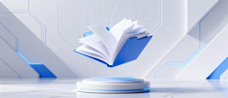悬浮书本科技感图片