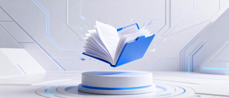 科技书页飘浮图片