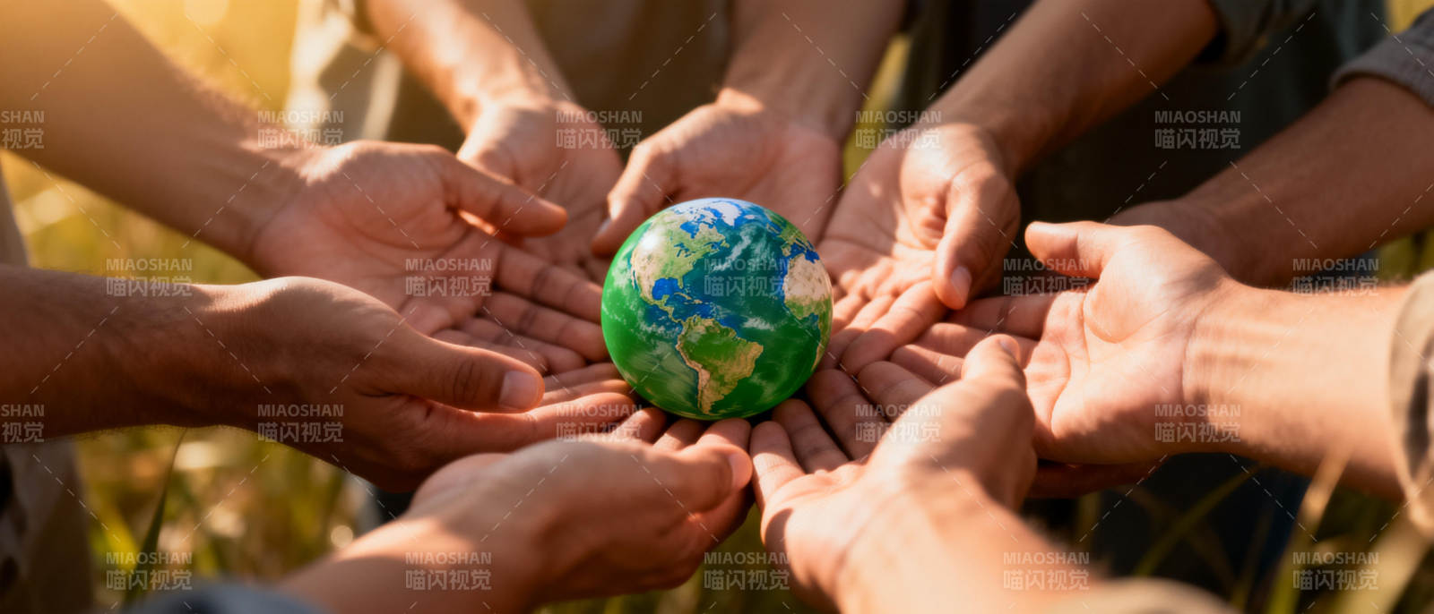 携手守护地球图片