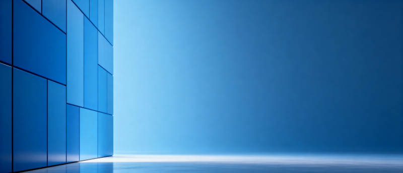 蓝色几何空间图片