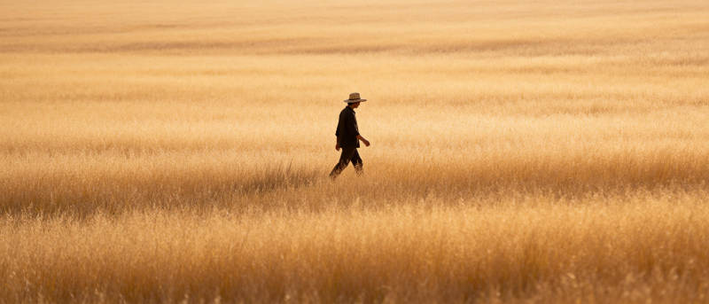 麦田行者图片