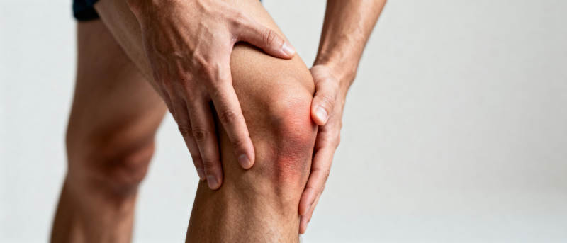 膝盖疼痛困扰图片