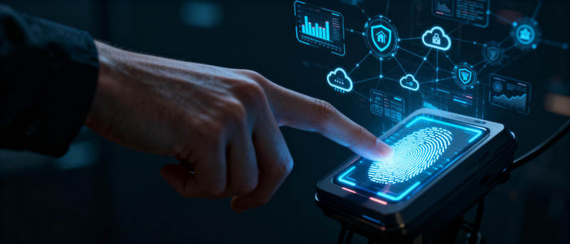 指纹识别科技图片