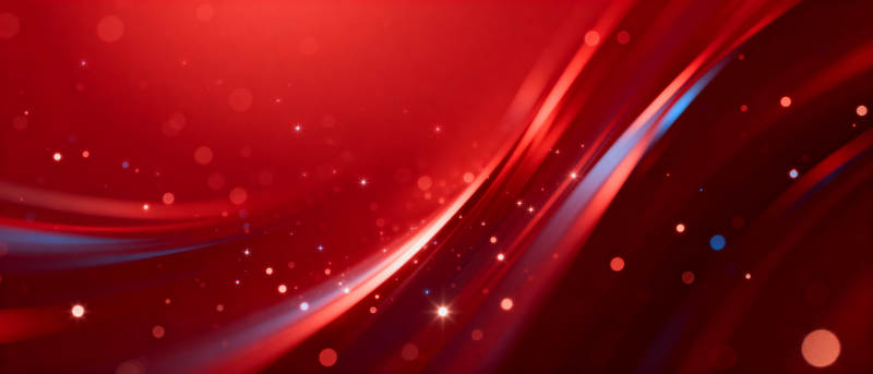 红色流光背景图片