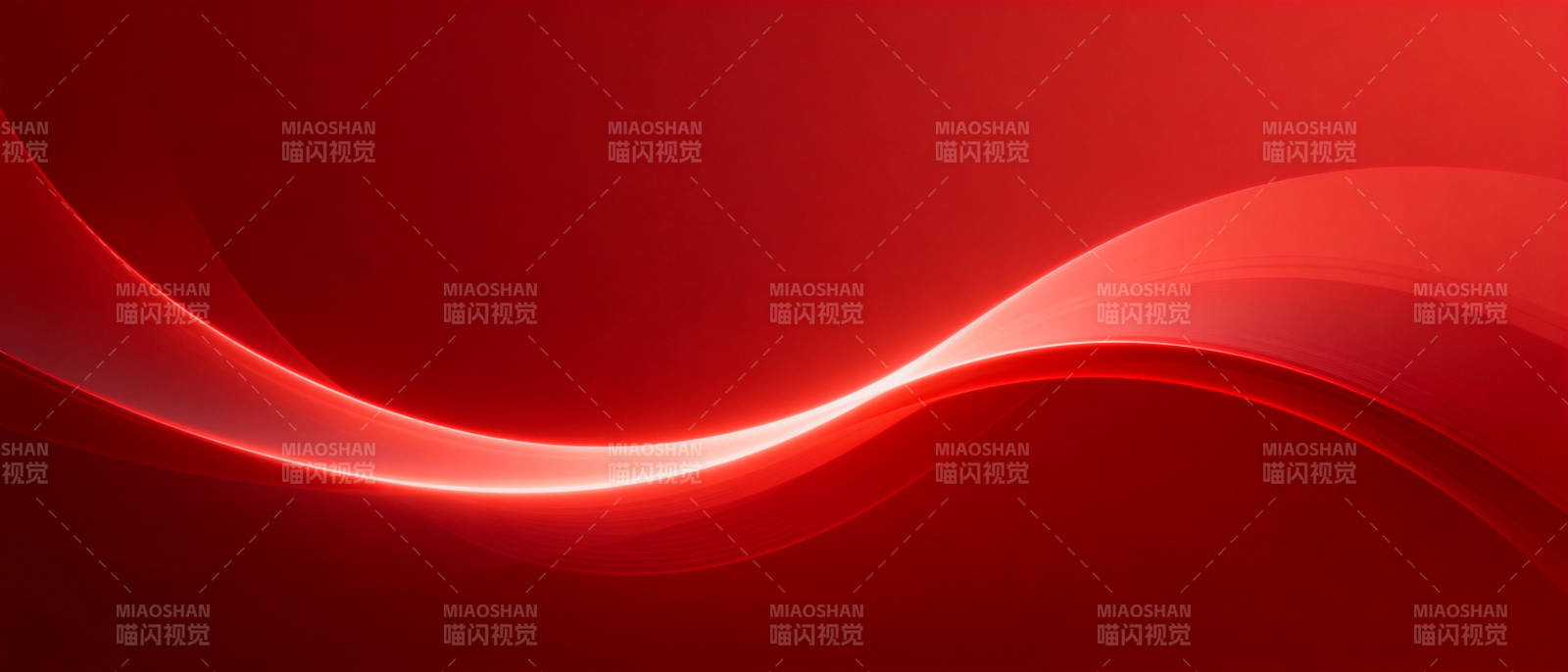 红色波浪光影图片