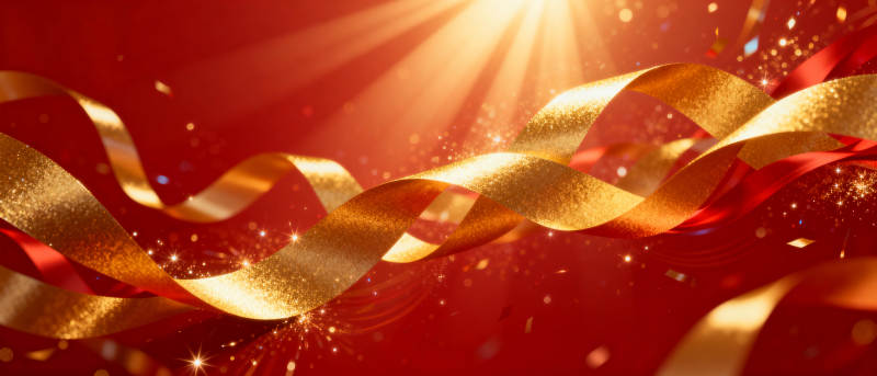 金丝闪耀红光图片