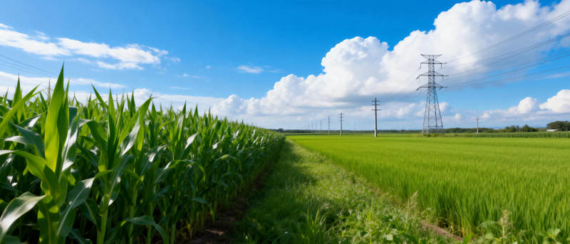 田野风光 绿意盎然图片