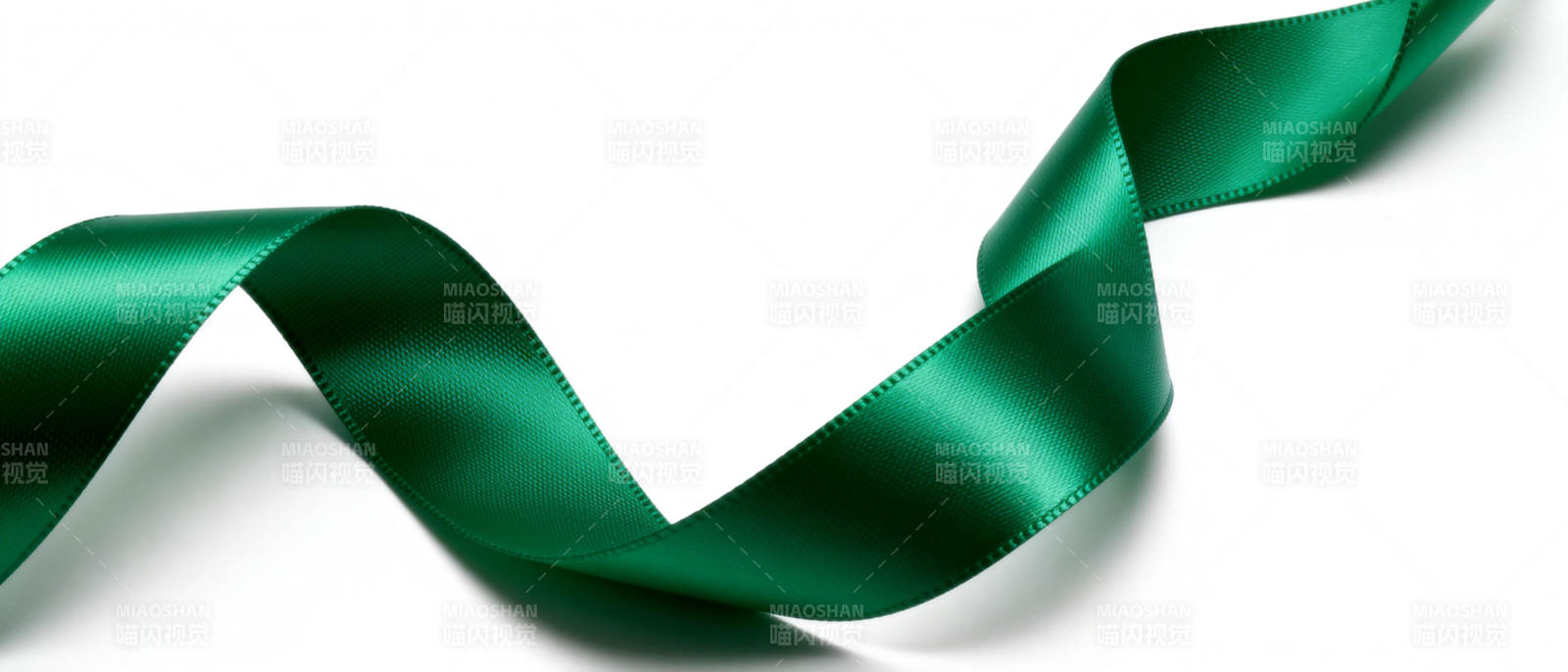 翠绿丝带飘逸图片