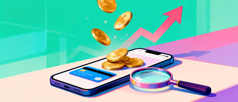手机理财增长图图片