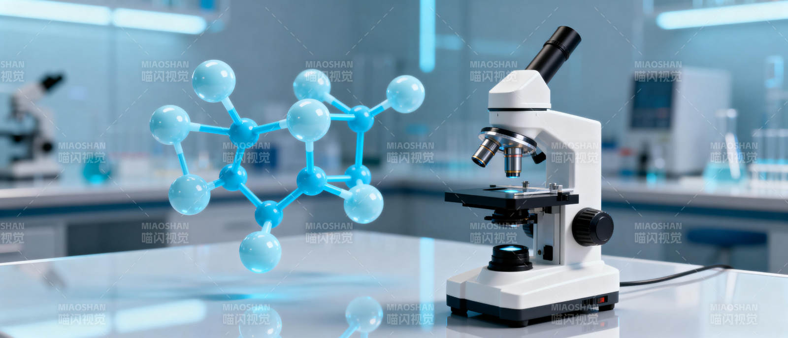 实验室分子研究图片