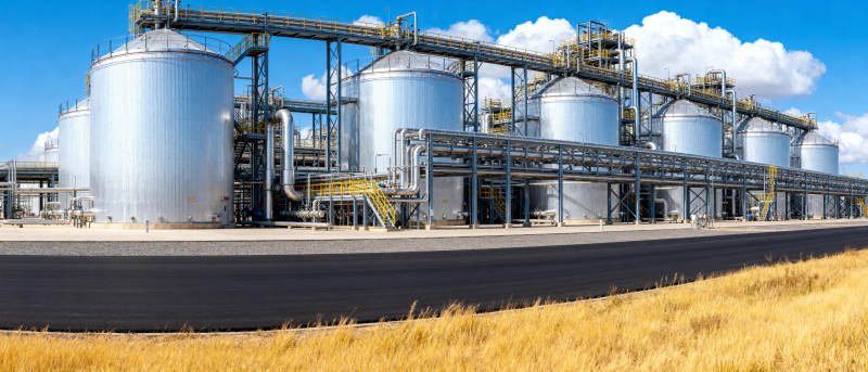 工业厂区全景图片