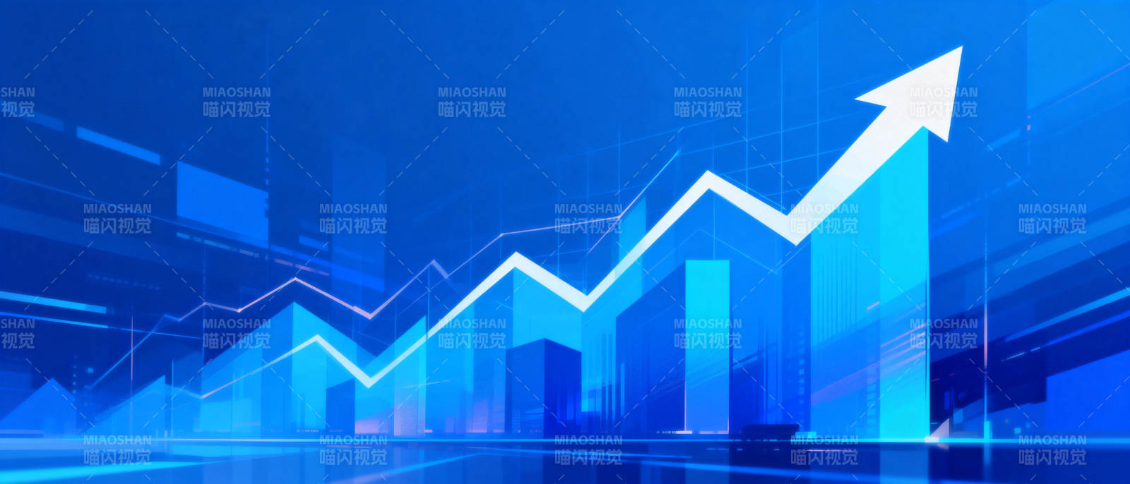 增长趋势图图片