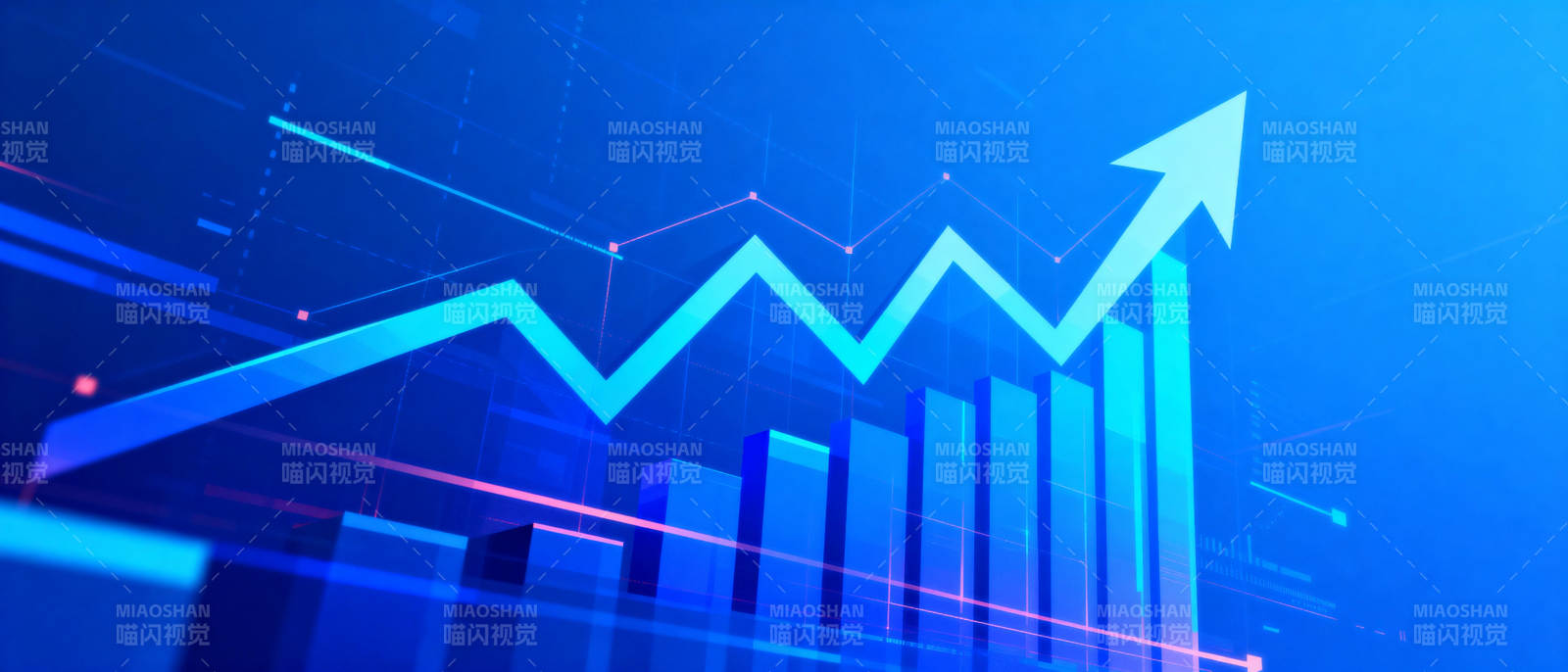 增长趋势图图片